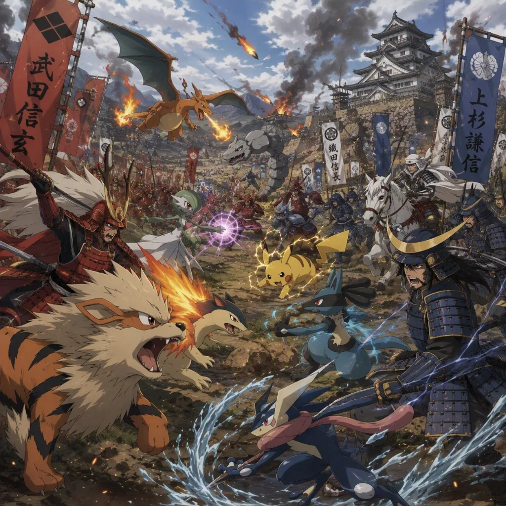 Hisui Sengoku — a Pokemon war chronicle