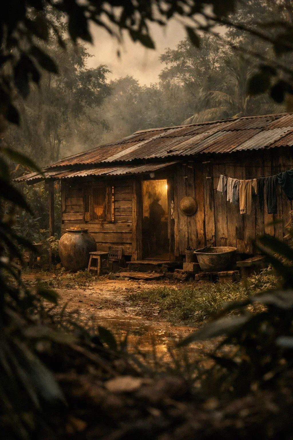 Suspicious Rural Family during Vietnam War