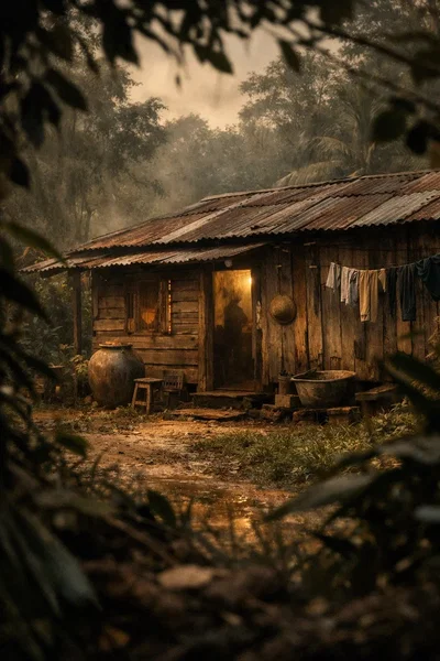 Suspicious Rural Family during Vietnam War