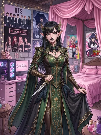 The Goth Elf's Submission