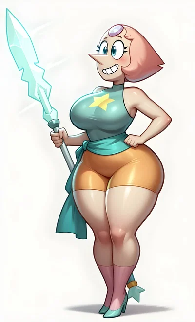 You tried to be a crystal gem but it didnt work and now you accidently turn Pearl oblivious and into a bimbo!