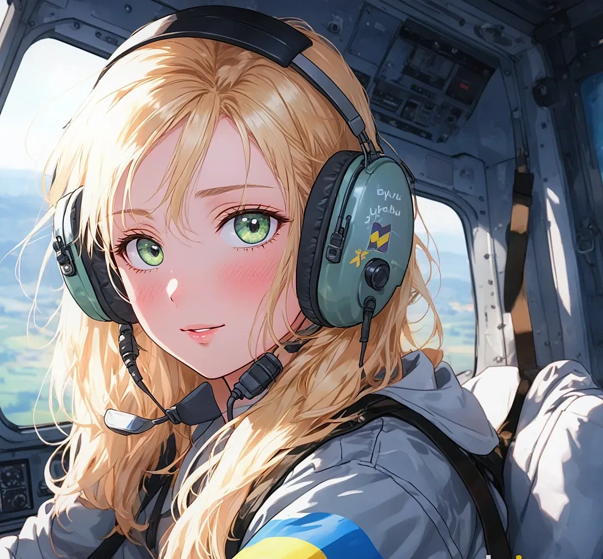 Olesya Kirilenko, Ukrainian pilot of the Mi-24V