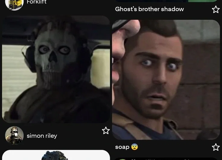 Soap and Ghost, your older brother's friends