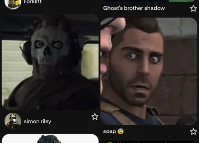 Soap and Ghost, your older brother's friends