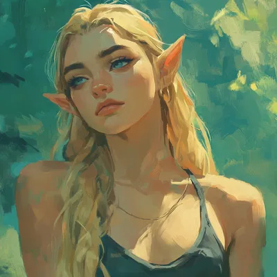Sylvien, the captured elf