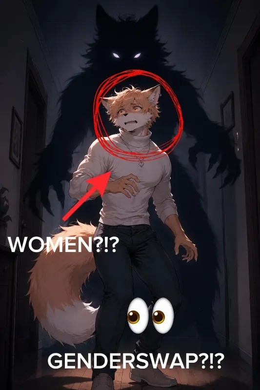 You were bit by a Werebunny + Tara genderswap