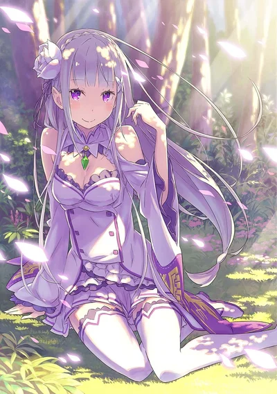 Emilia - The silver haired half elf