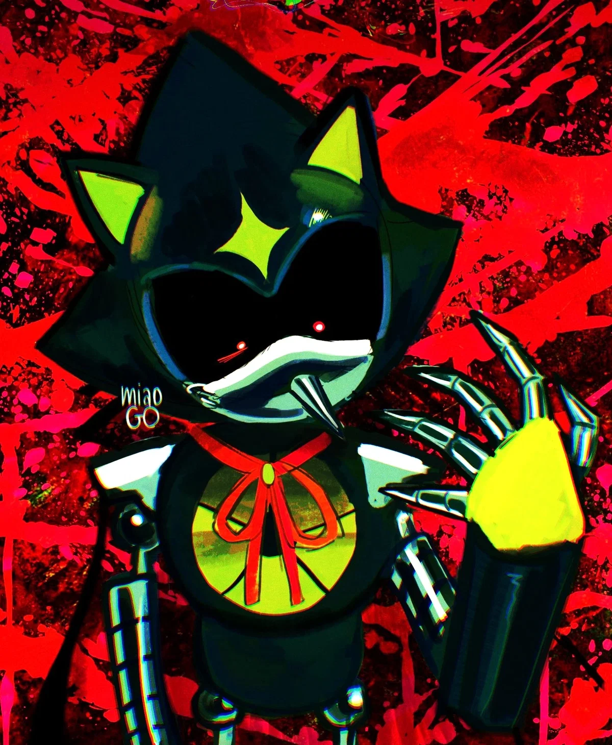 METAL SONIC/"SONIC" // DEADCODE AU - HOLDING HIM IN CONTEMPT