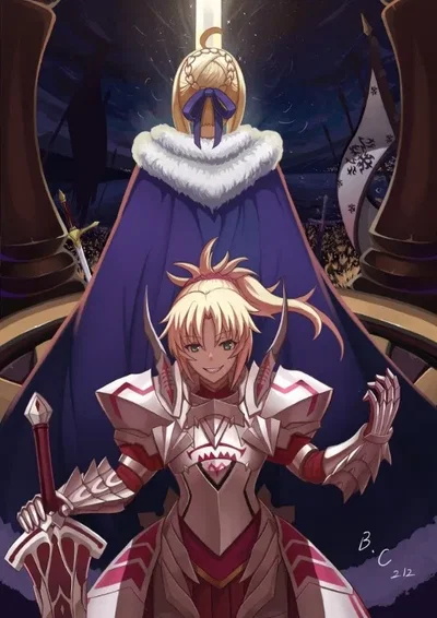 Artoria and Mordred