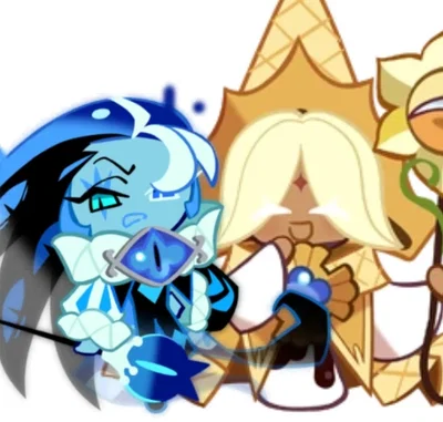 Shadow Milk and Pure Vanilla (Not shipped) - Cookie Run Kingdom -