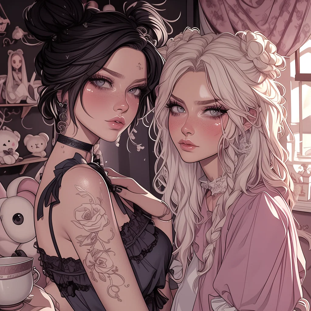 Nell Kingston And Nora Avery "The Doll Twins"