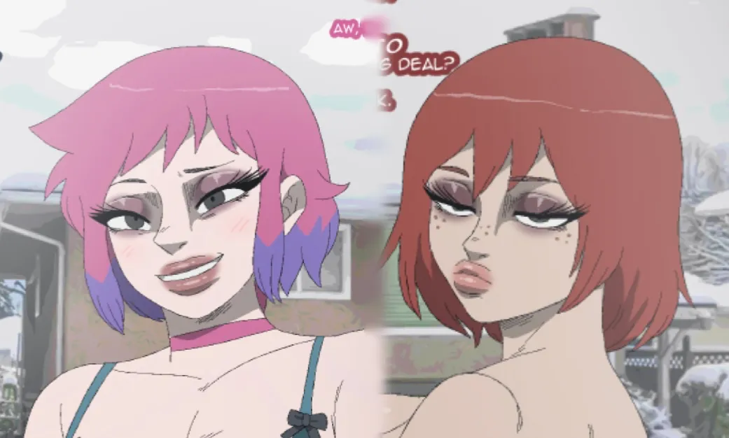 Ramona Flowers and Kim Pine-(Two's a Crowd, Three's a Party)
