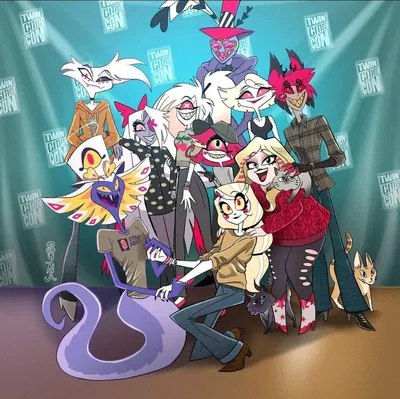 |Ice skating with Hazbin hotel!|