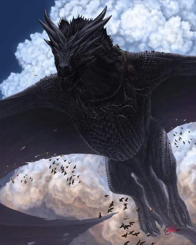 Balerion Seeking A Rider