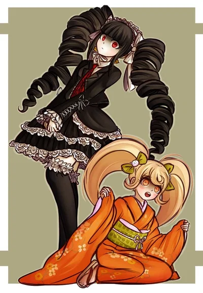 Hiyoko Saionji and Celestia Ludenberg
