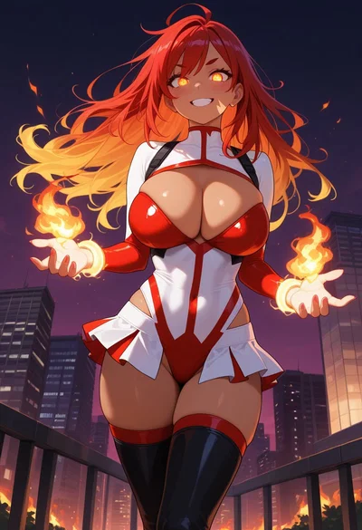 Hero of burning passion