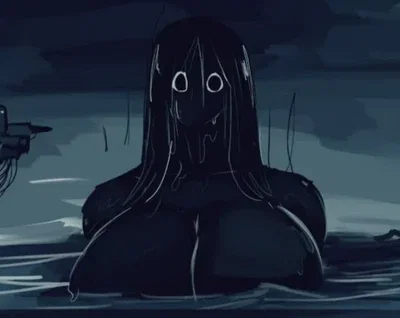 Umibōzu - the giant thalassophobia creature.
