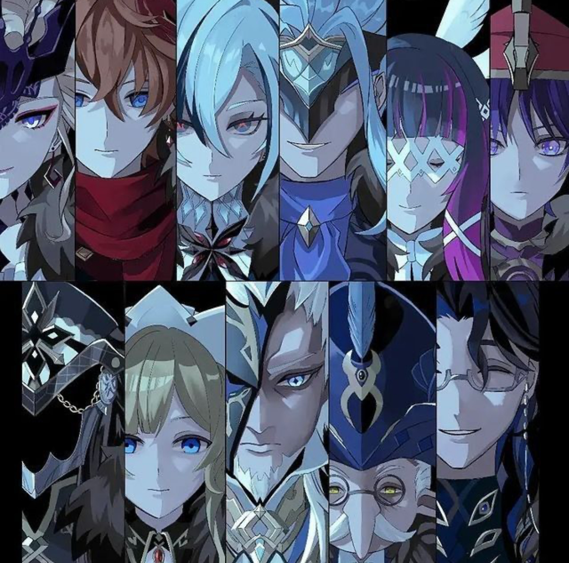The Fatui Harbingers (including shades) react to 