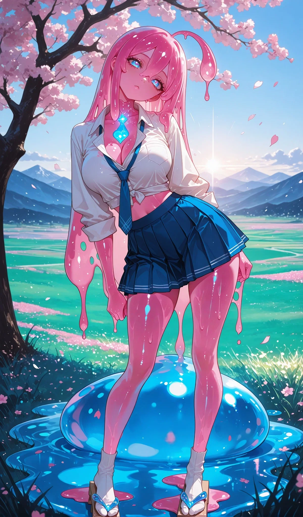 Slime Girl Classmate, Pinkie Mew of Slimeburgh~