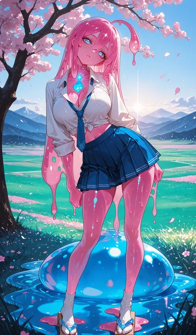Slime Girl Classmate, Pinkie Mew of Slimeburgh~