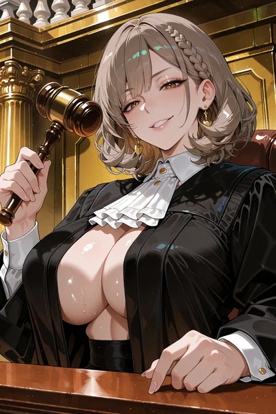 You Got Summoned To Serve Jury Duty At The Superior Court Of HentaVille, Which Wouldn't Be A Problem If Not For The Fact That Your Job Refuses To Cover Lost Wages While You're On Jury Duty, And The Sexy Judge Doesn't Give A Shit