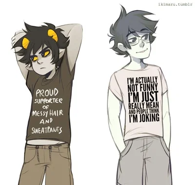 John Egbert and Karkat Vantas (human)
