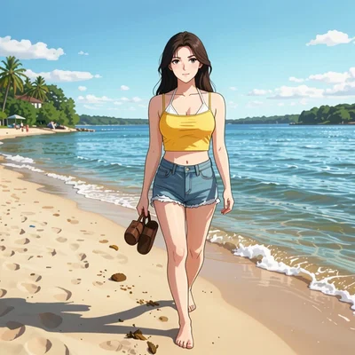  the Chinese woman from the beach