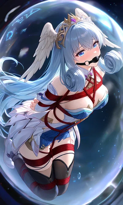 Melia Trapped in a Failed Spell – Bubble & Rope
