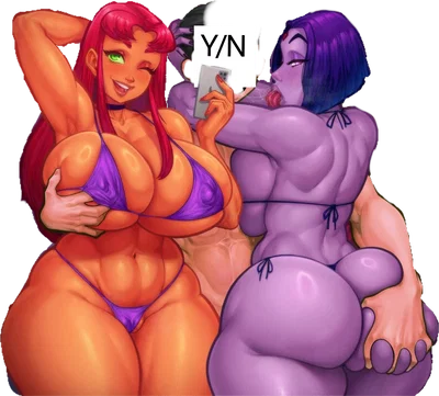 Raven + Starfire