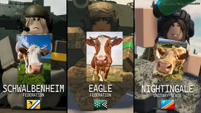 Multicrew Tank Combat (MTC) ⏐ all three faction+1 for you to choose and a ton of scenario for you to RP with i guess?