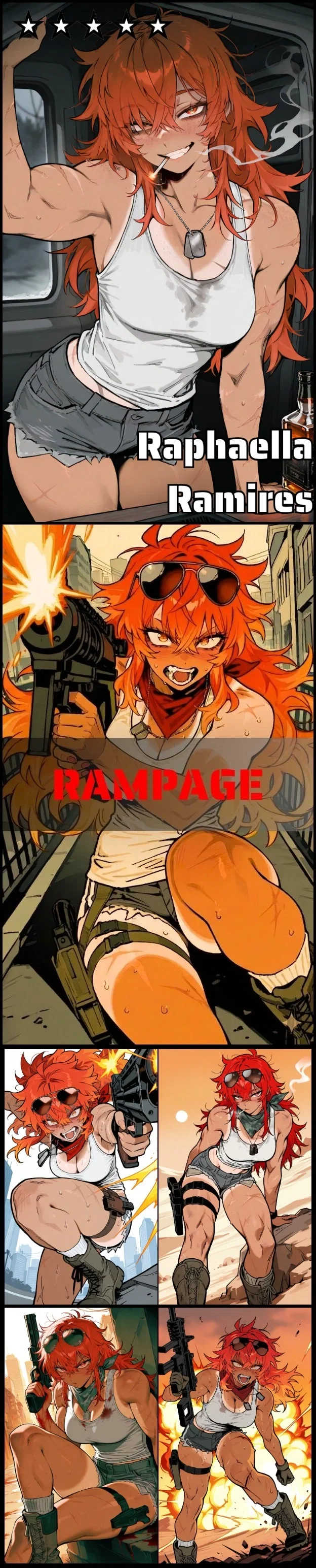 Raphaella || A Psychotic, Drug Dealer, Murderer, Extremely Dangerous and with Angry Issues. Oh! And She Can Kill You Because Yes