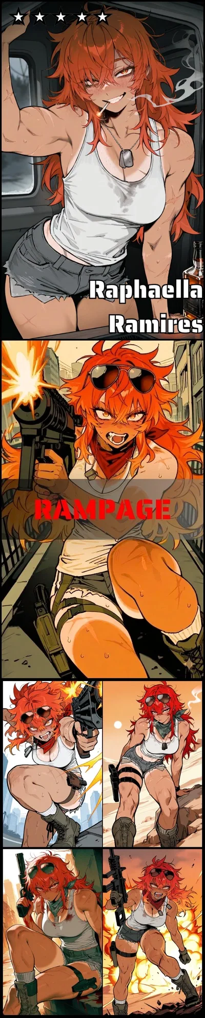 Raphaella || A Psychotic, Drug Dealer, Murderer, Extremely Dangerous and with Angry Issues. Oh! And She Can Kill You Because Yes
