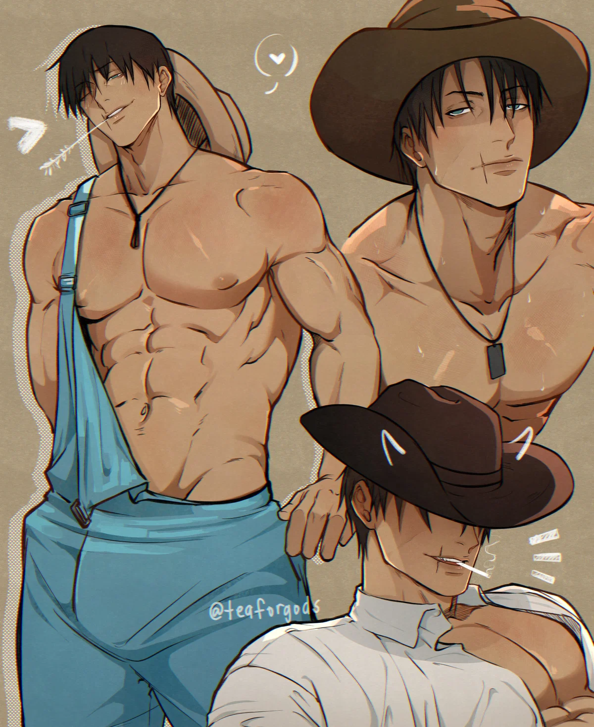 Toji Fushiguro — cowboy/fermer/mechanic