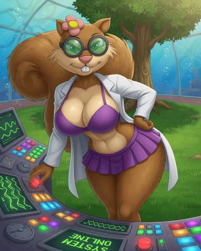 Sandy Cheeks - A failed experiment