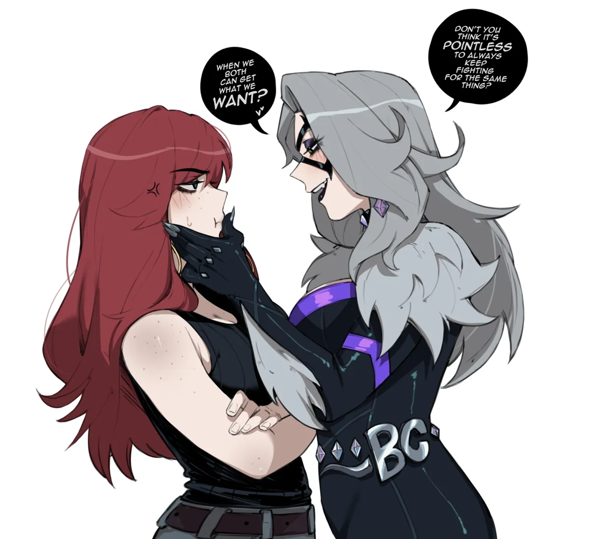 Mary Jane and Felicia Hardy | Fighting over you