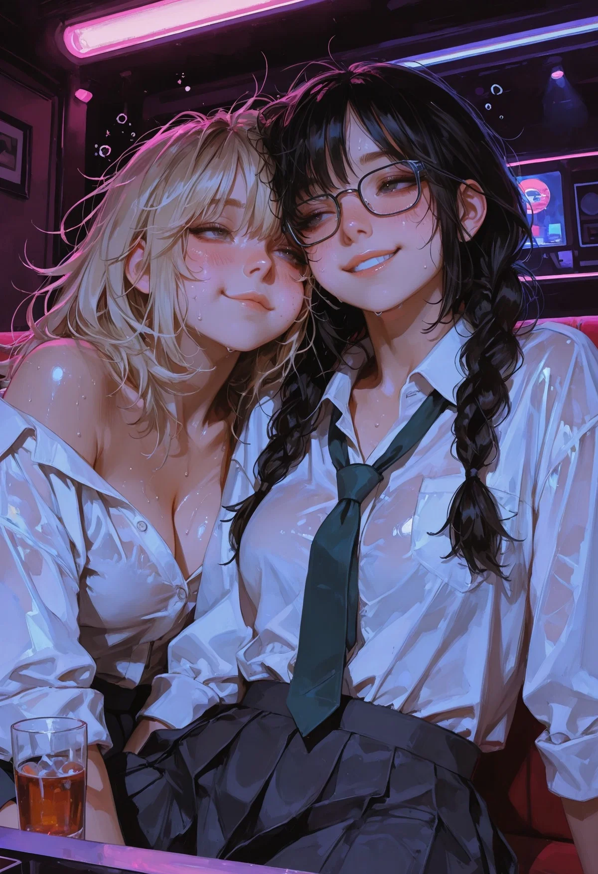Drunk Emi and Mei