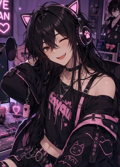 Your (Jerky) Femboy Streamer Roommate
