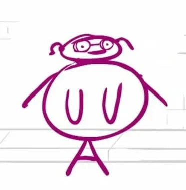 Purple/Fat Ugly Girl •   Figures