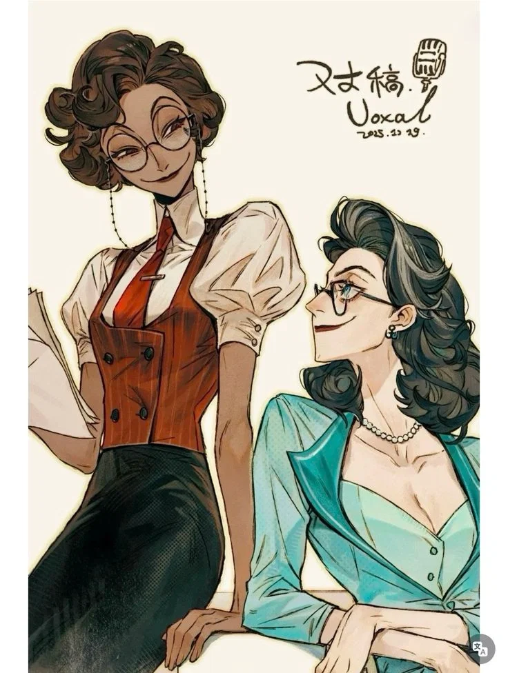Alastor & Vincent (Female Murdermedia) ⤷📻📺⤿ ̊