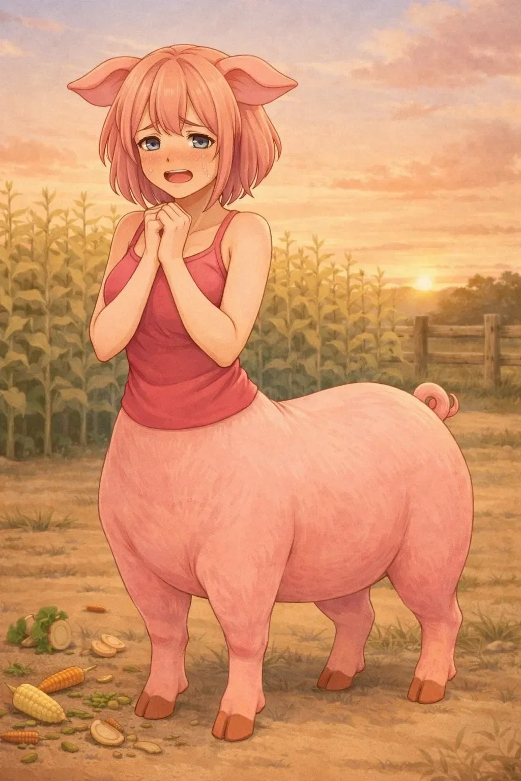 Abigail, a pigtaur that you found eating your crops