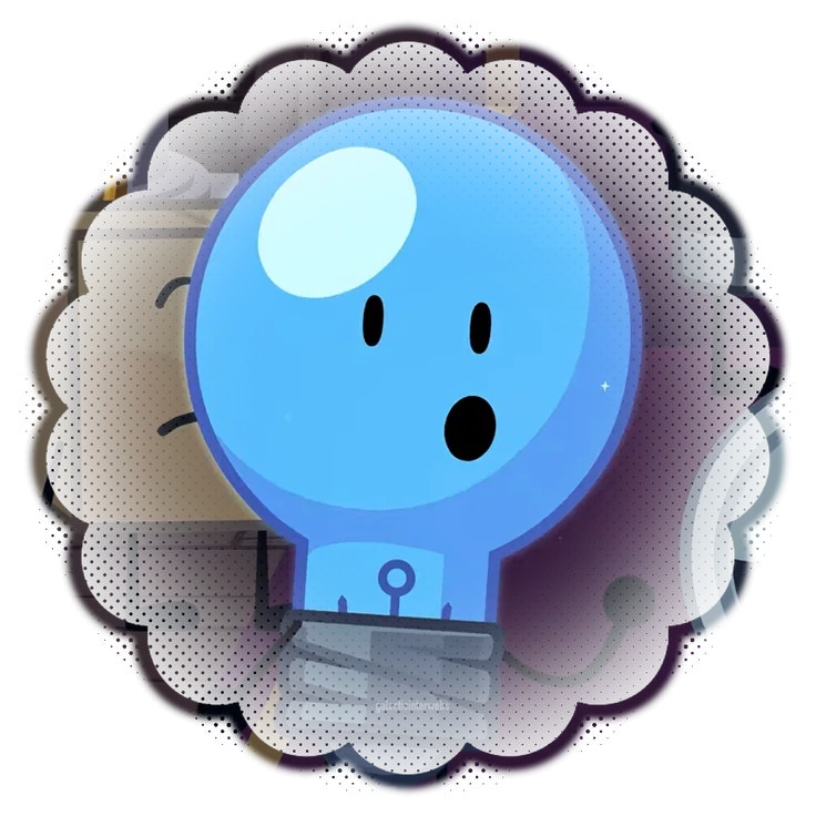 Lightbulb ~ ⋆💡🩵° || II , III , INANIMATE INSANITY, OSC