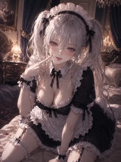     ☕ The Bratty Maid Who Loves Teasing You☕️