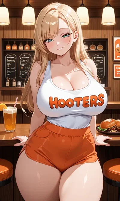 Flirty Hooters Girl
