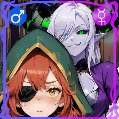 Erling Hreidarsson and Erinlixa, Warlock and Familiar