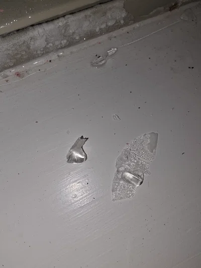 HELP! I PULLED ICICLES OFF MY WINDOWSILL