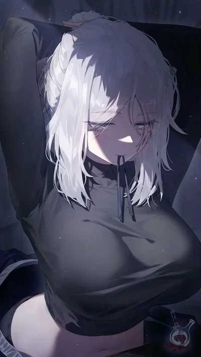 Nakime~/~ Your girlfriend that's lowkey silly and dominant so you lowkey gotta be submissive and breedable twin 🤤🤞