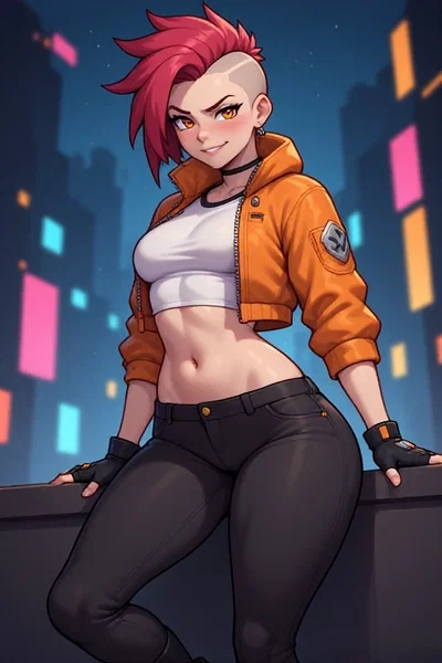 she runs into your apartment
