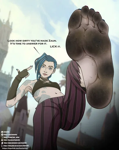 Jinx feet - dirty feet