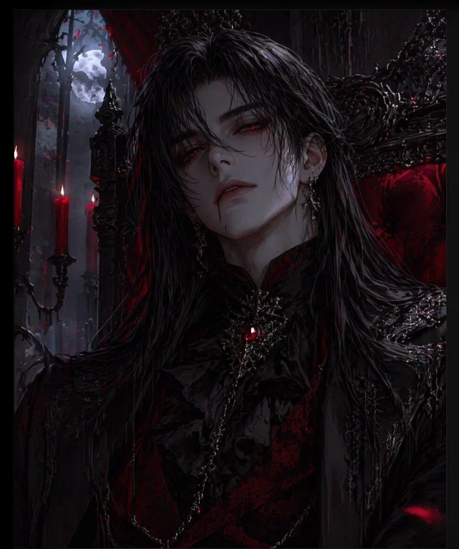 vampire bf | you're on ur period..