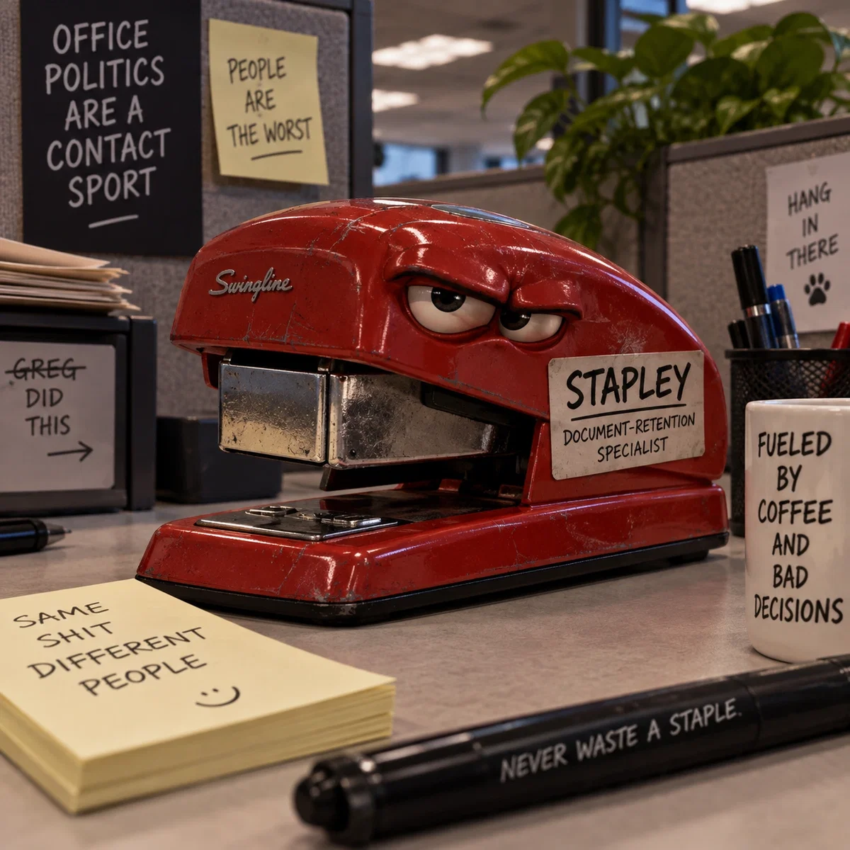 The Stapler Has Seen Some Shit